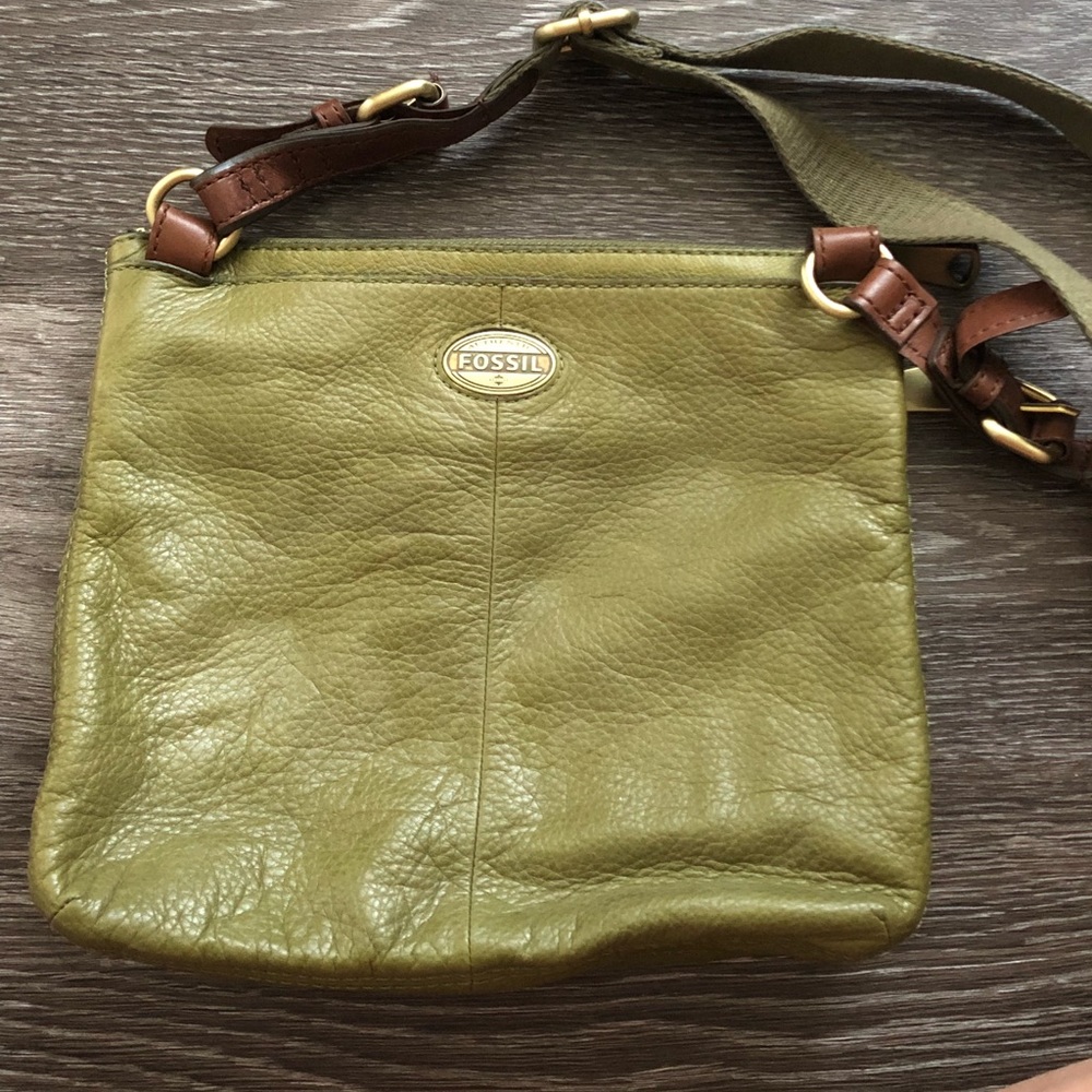 Fossil genuine leather crossbody